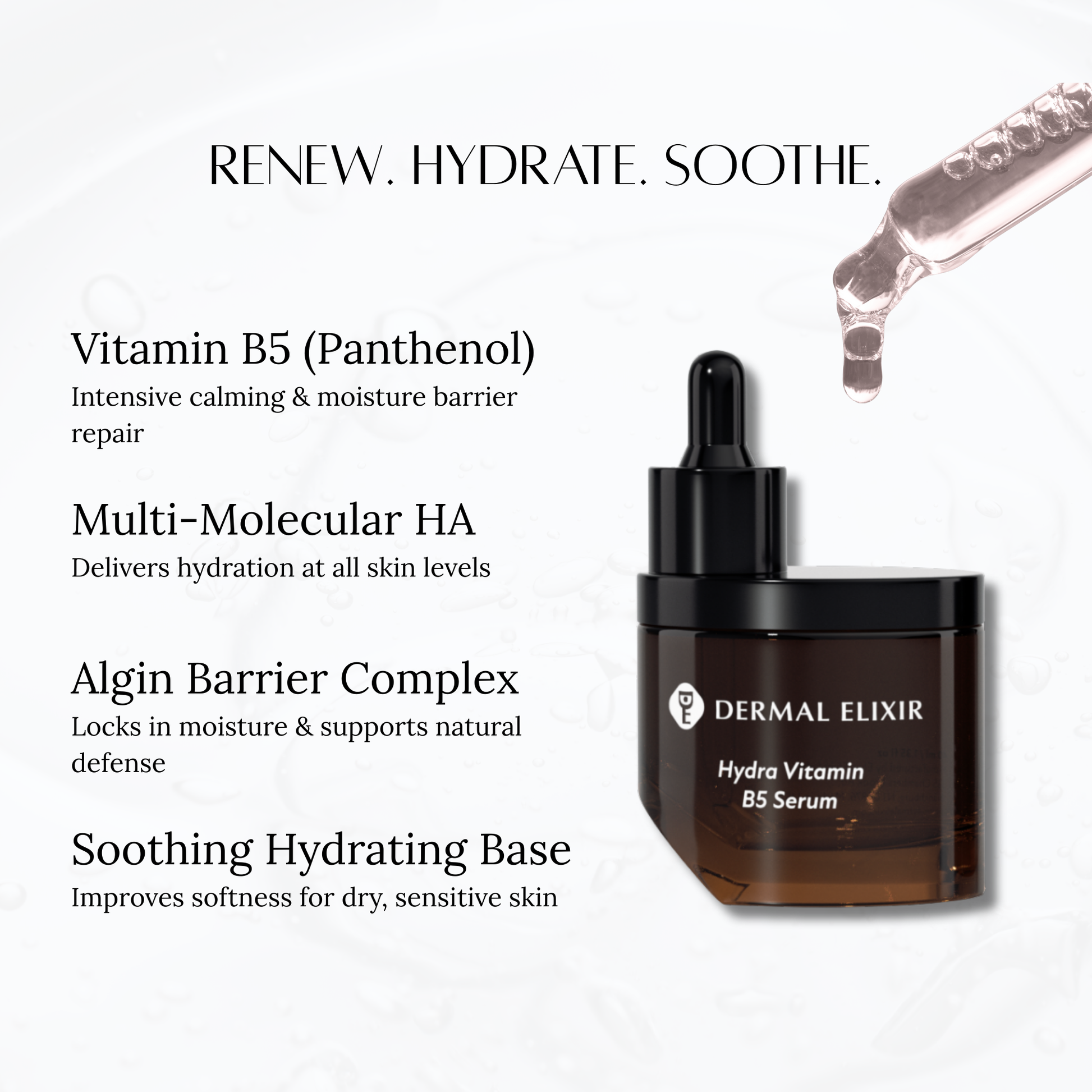 Dermal Elixir Hydra Vitamin B5 Serum 40ml-1