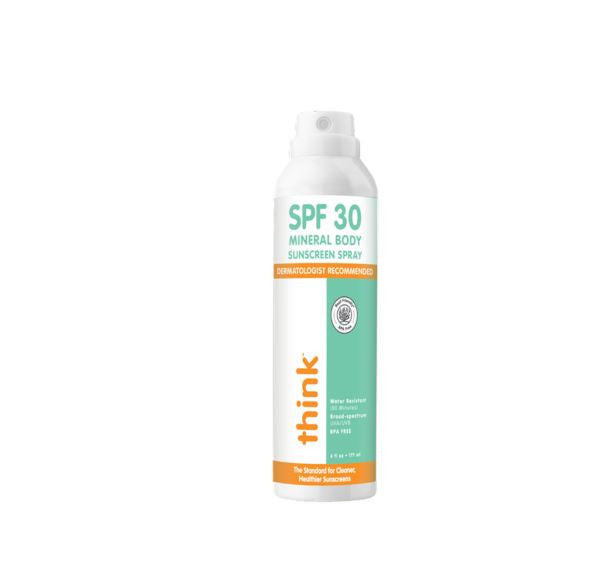 Think Sport SPF 30 sunscreen bottle for natural sun protection