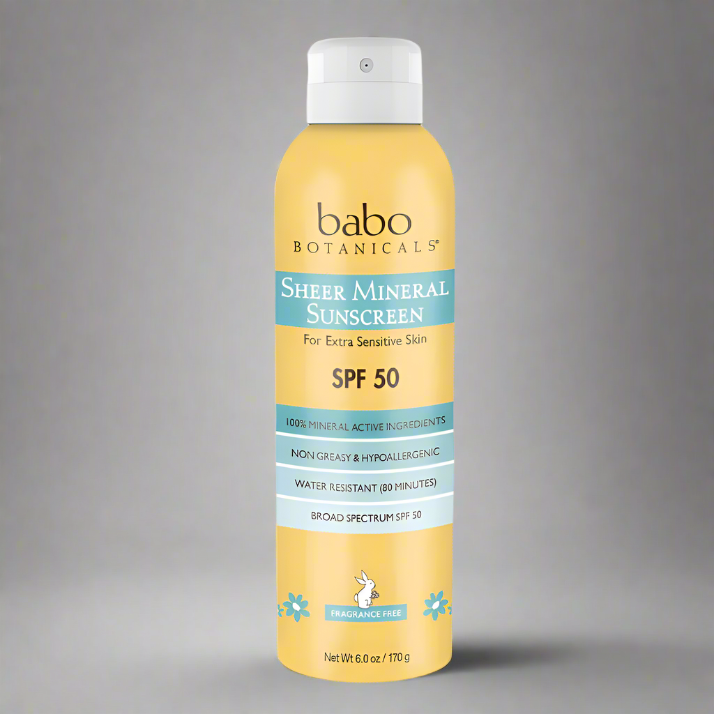 Organic Mineral Sunscreen Spray - Natural SPF Protection