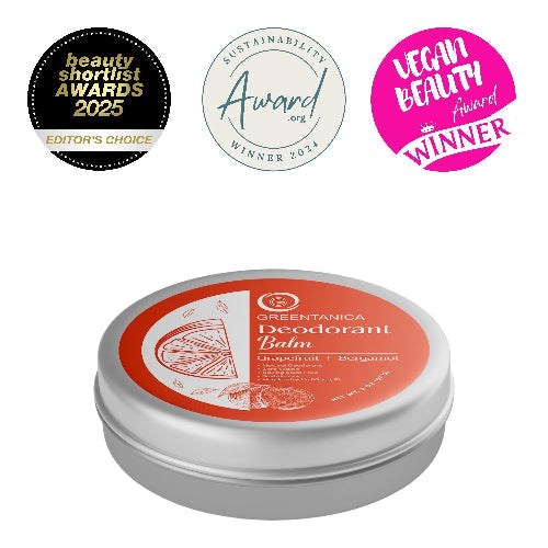 Grapefruit + Bergamot Vegan Deodorant Balm by Greentanica-0