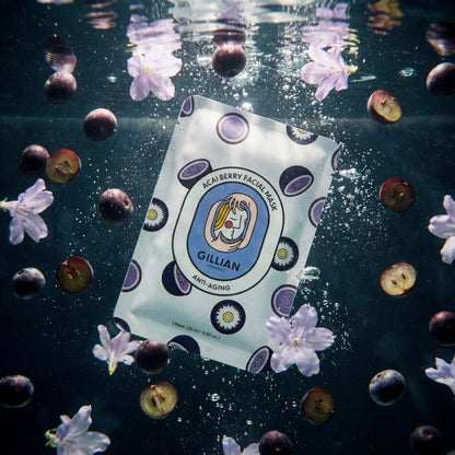 Gillian Cosmetics Acai Berry (Anti-aging) Sheet Mask-3