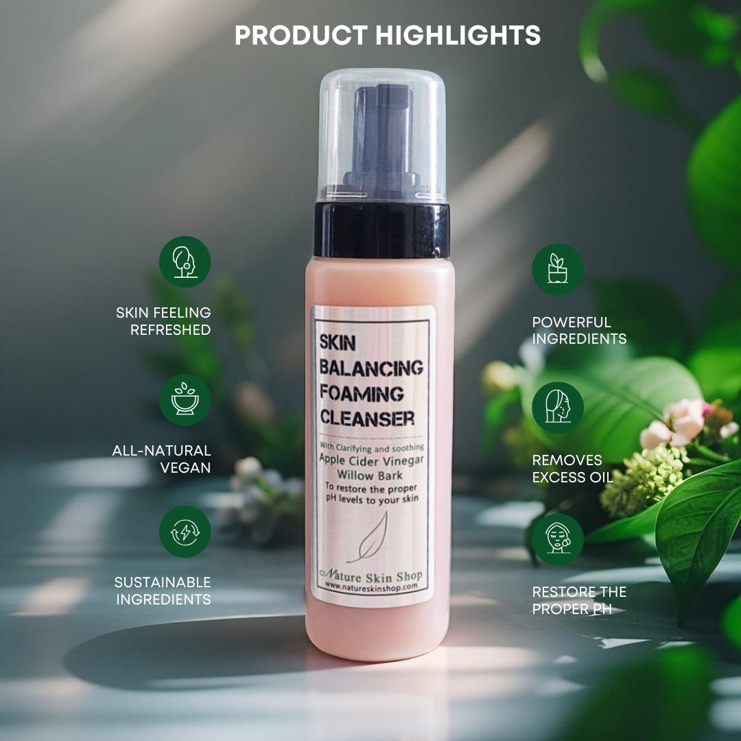 Skin Balancing Apple Cider Vinegar Foaming Face Cleanser-2