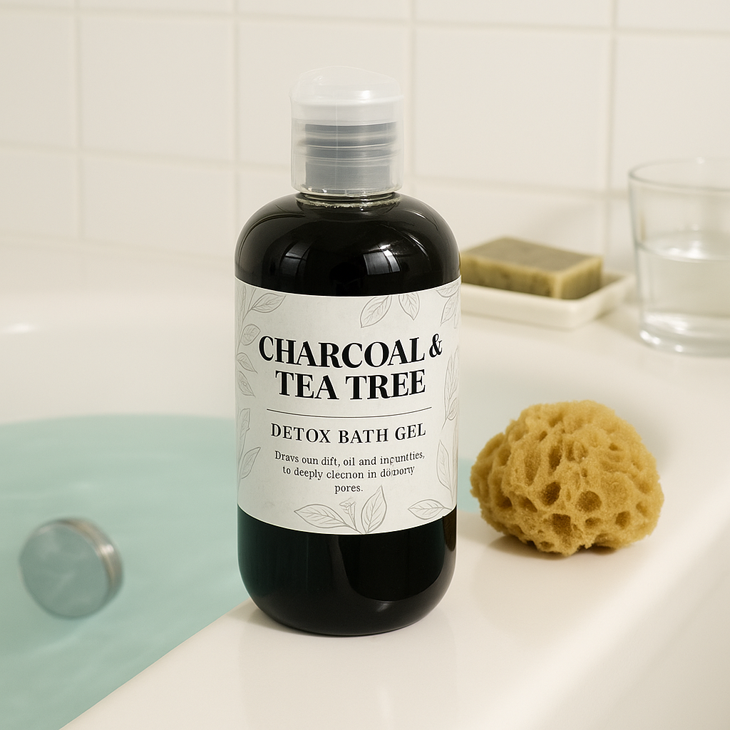 Charcoal & Tea Tree Detox Shower Bath Gel-4