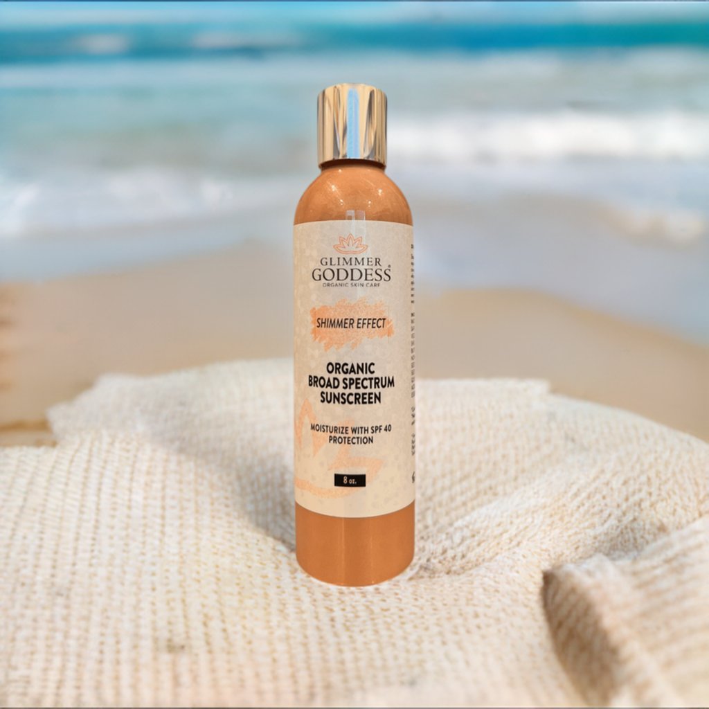 Goddess Glow Shimmering Sunscreen SPF 40 - Reef-Safe Radiance
