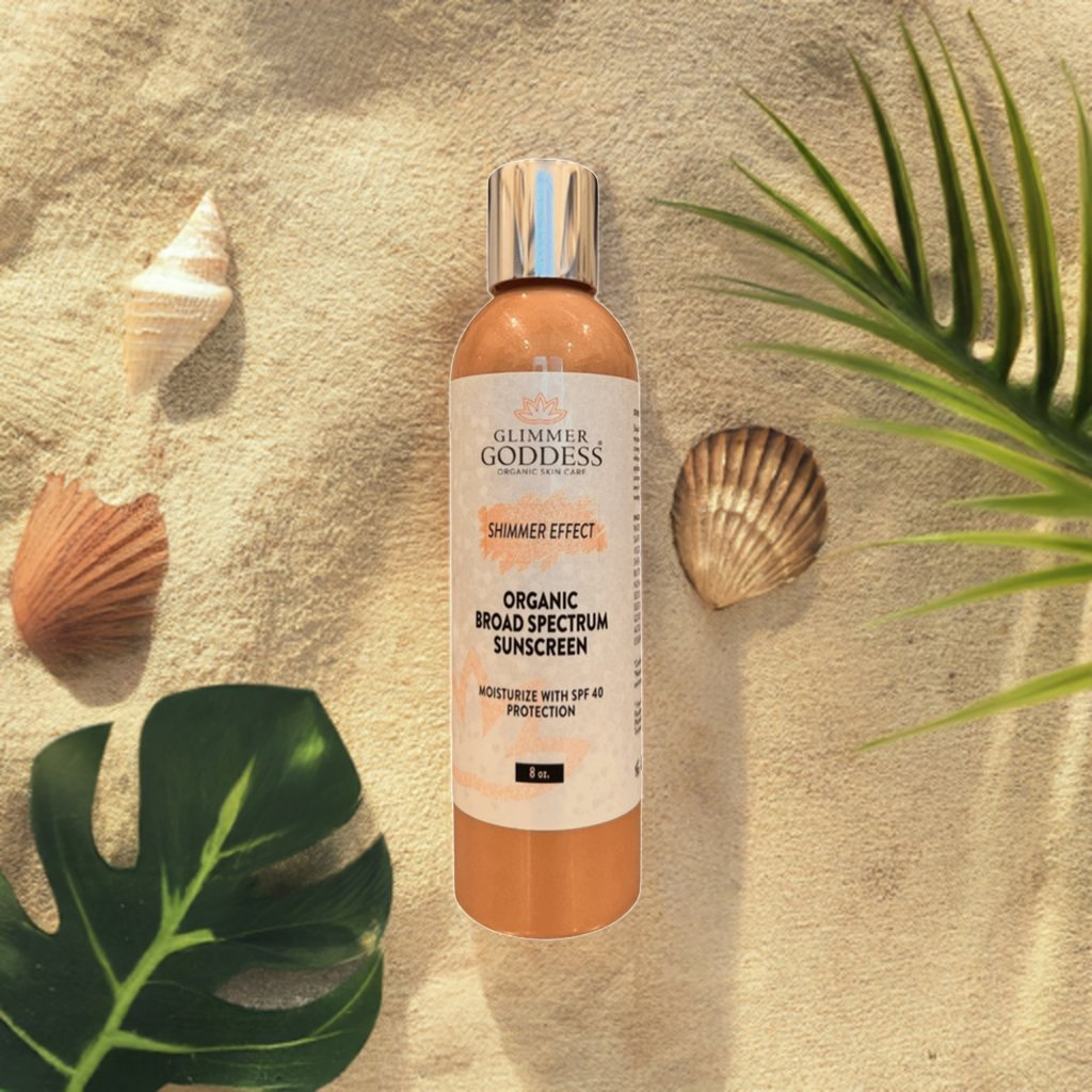 Goddess Glow Shimmering Sunscreen SPF 40 - Reef-Safe Radiance