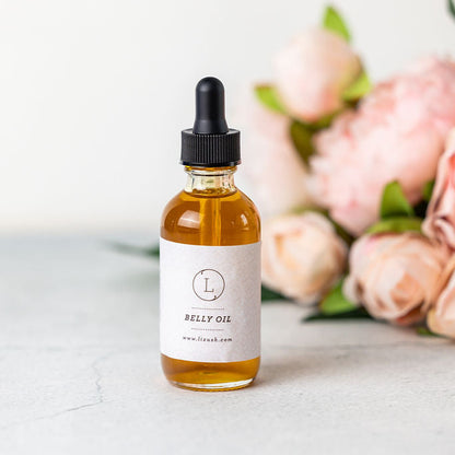 Belly Oil, Natural Stretch Marks Oil, Pregnancy Skin Care-0