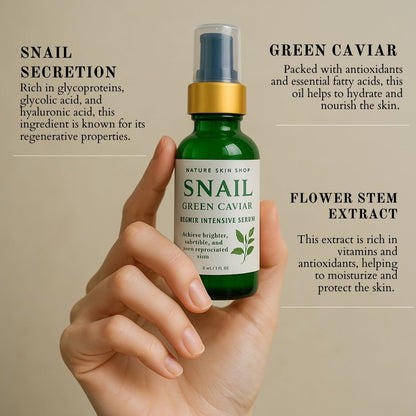 Snail Green Caviar Repair Serum-3